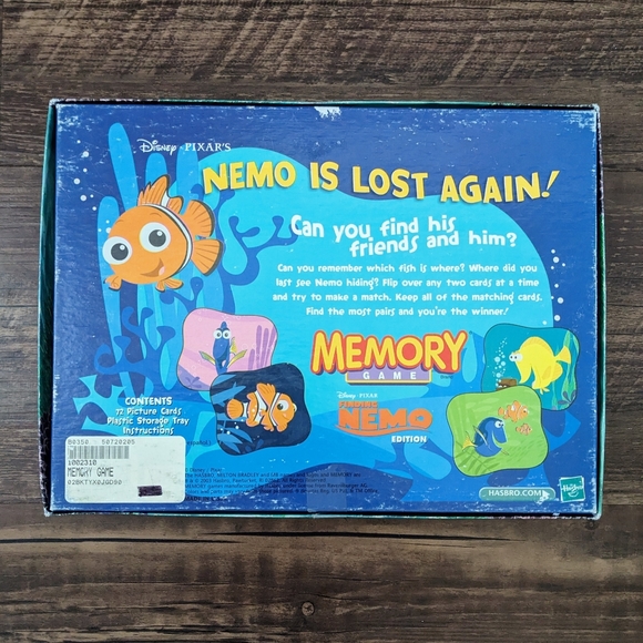 Milton Bradley Disney Pixar Finding Nemo Memory Game - Picture 10 of 10